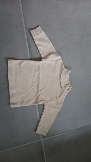 Sous pull tex beige 3 mois