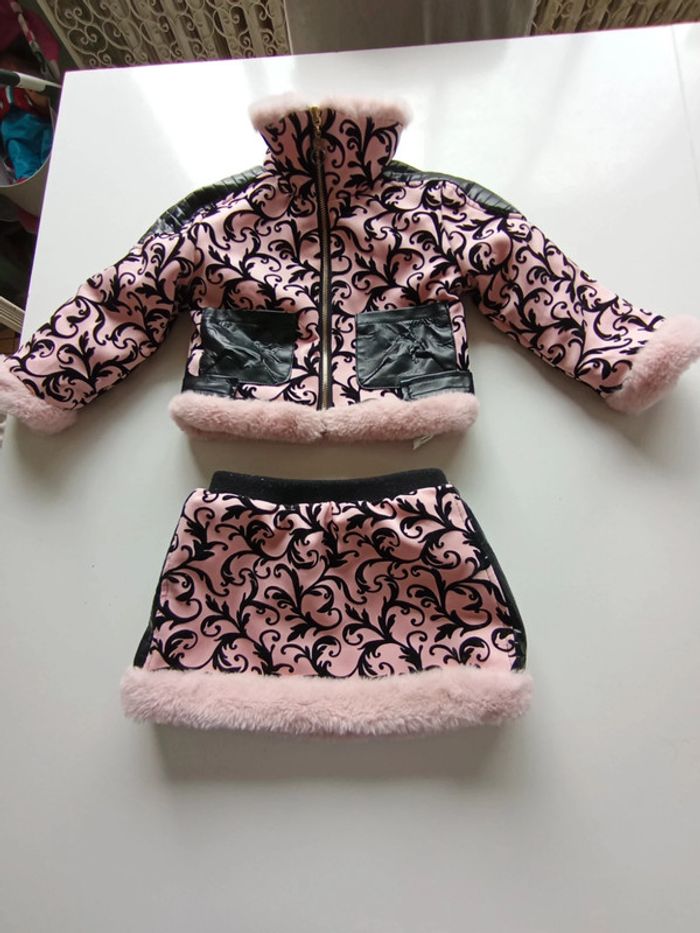 Ensemble jupe et veste +beret