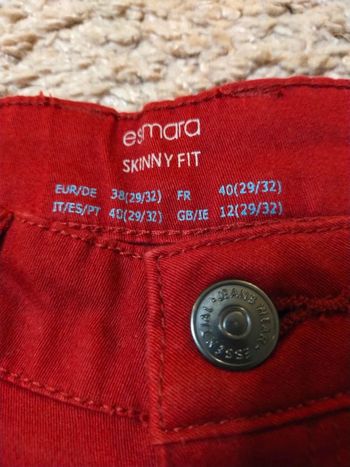 Jean bordeaux Emara, femme, Taille 40