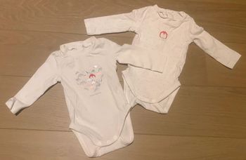 Lot de 3 bodies manches longues 1 M