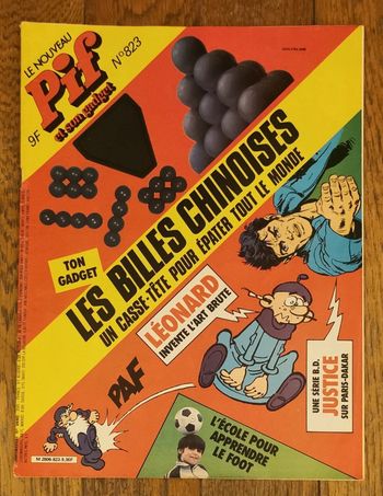 Ancien magazine le nouveau pif n°823 1985 vintage