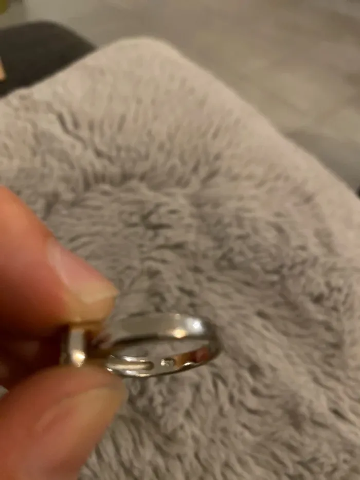 Solitaire argent oxyde de zirconium Twice as Nice - taille 54 - photo numéro 5
