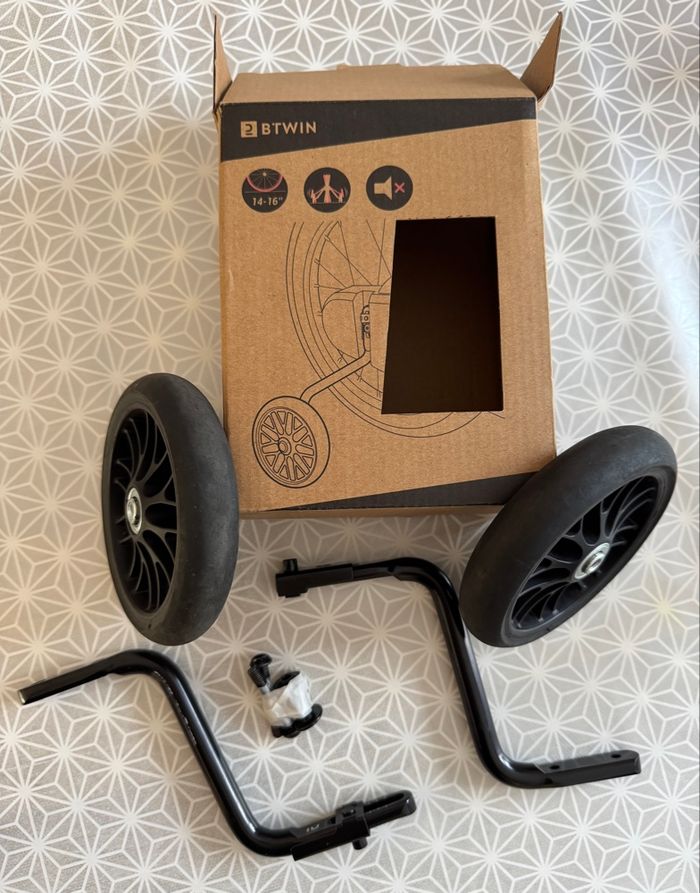 Petites roulettes vélo B'TWIN 14 et 16 pouces