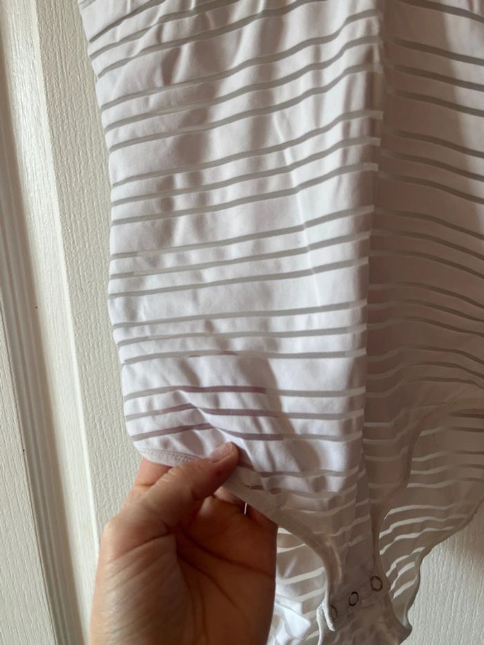 Body, blanc à rayures - photo numéro 4