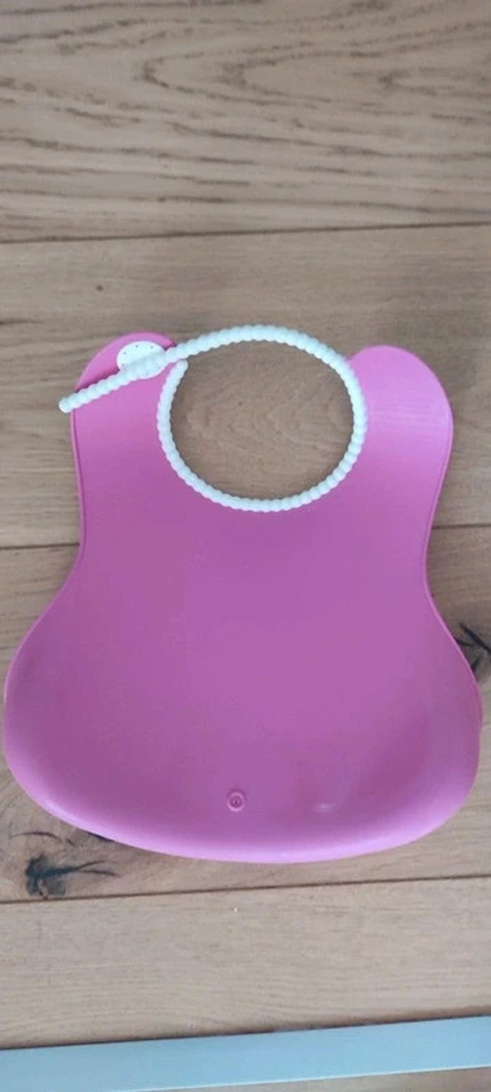 Bavoir babybjorn rose - photo numéro 2