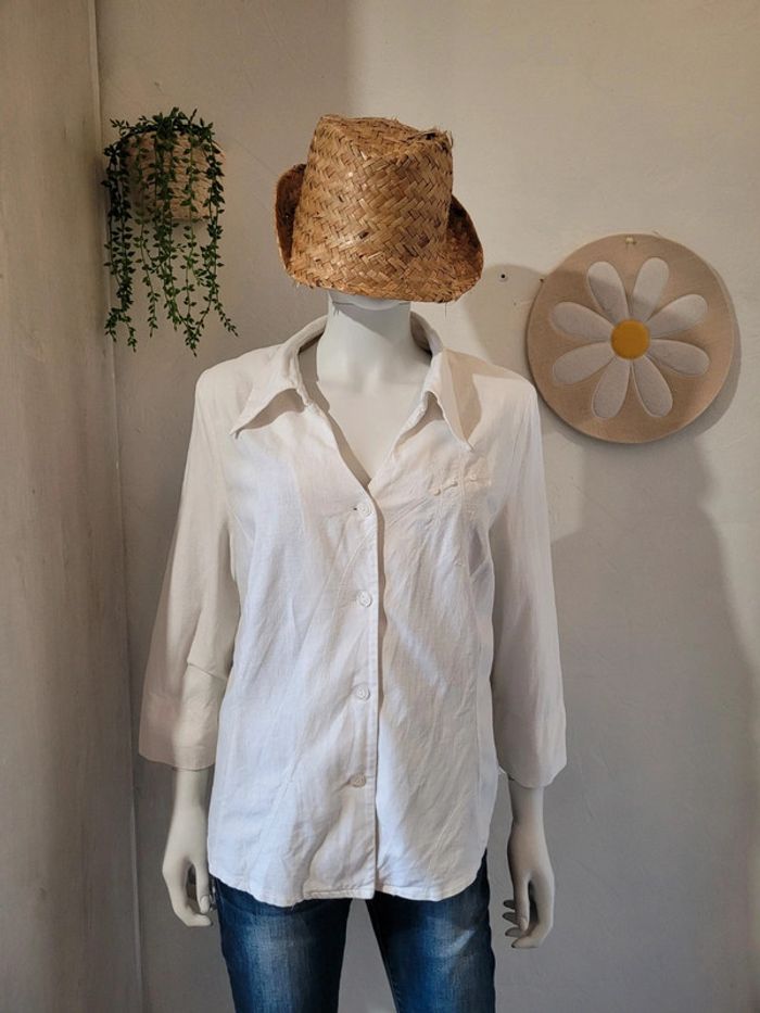 Veste chemise avec lin - photo numéro 2