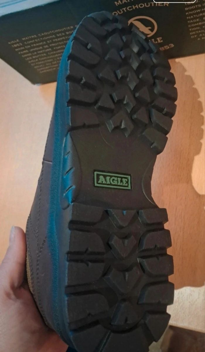 Aigle chaussures marche randonnée basse waterproof P.46 neuves - photo numéro 9