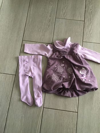 Ensemble fille 3 mois