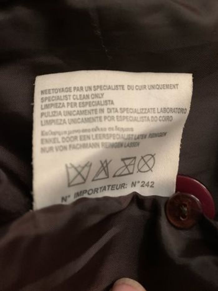 Veste cuir femme t 42 - photo numéro 10
