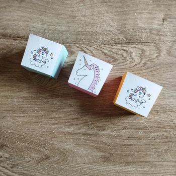 💖 Lot de 3 pots Licorne 💖 #emyfleury_décoration