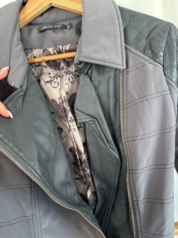 Manteau imperméable gris Laura Jo taille M - photo numéro 4