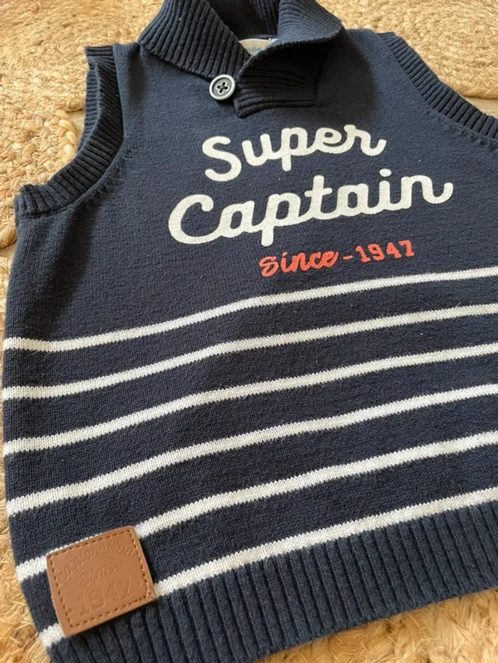 Pull sans manche 24 mois - photo numéro 2