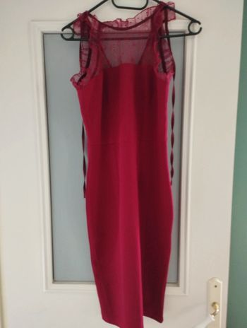 Robe rouge/bordeau