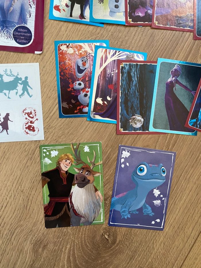 Lot de cartes panini Disney reine des neiges - photo numéro 6