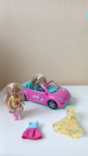 Mini poupées Lolly avec voiture 
