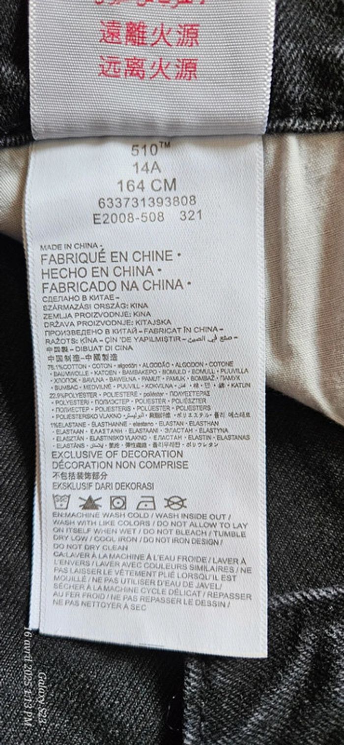 Levi's 510 skinny 14A - photo numéro 8