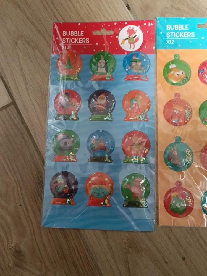 Lot de 24 stickers noël - photo numéro 3