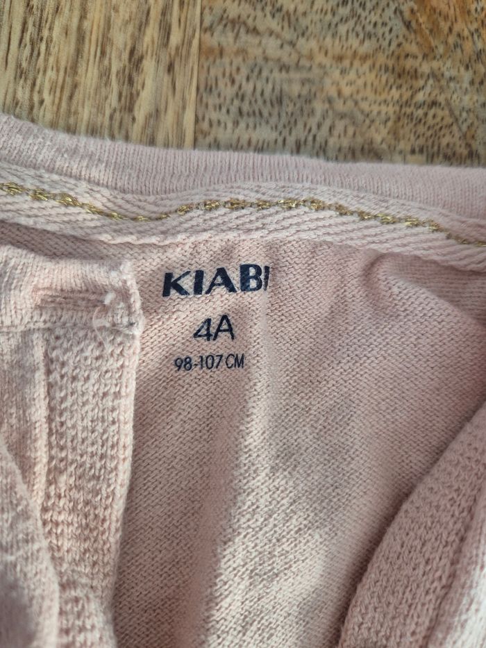Gilet cardigan rose 4 ans kiabi - photo numéro 2