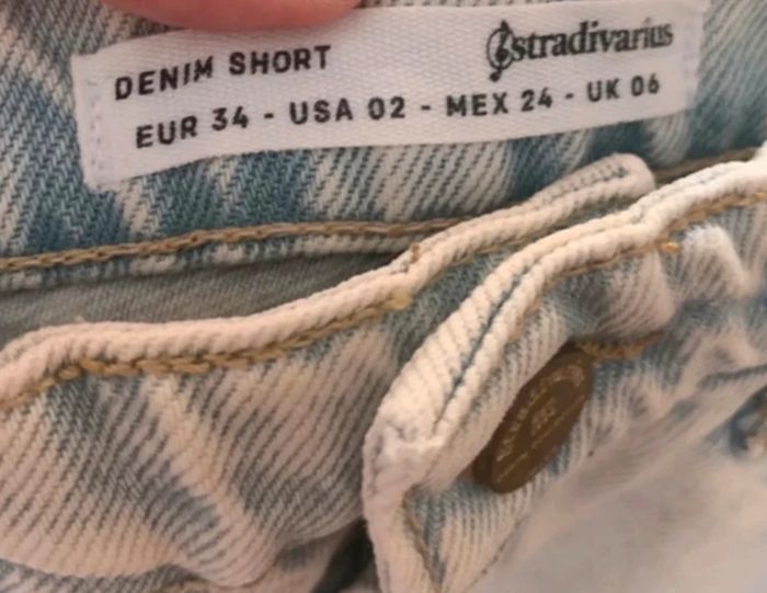 Short en jean, bleu, Stradivarius - photo numéro 8
