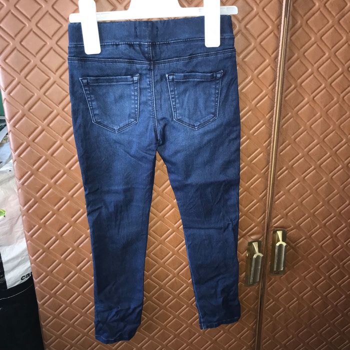 Jean bleu a bandes sur les côtés Vertbaudet 6 ans - photo numéro 7