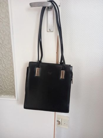 Sac cuir noir