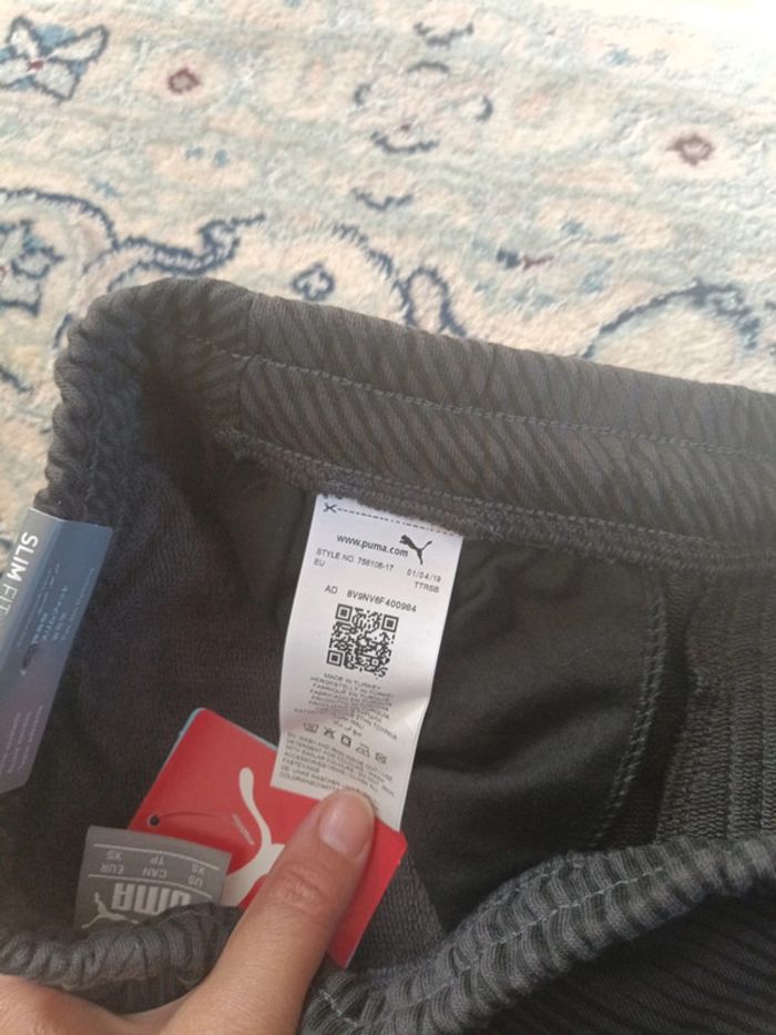 Pantalon de foot Puma équipe Manchester City taille XS Adulte Slim authentique neuf - photo numéro 7