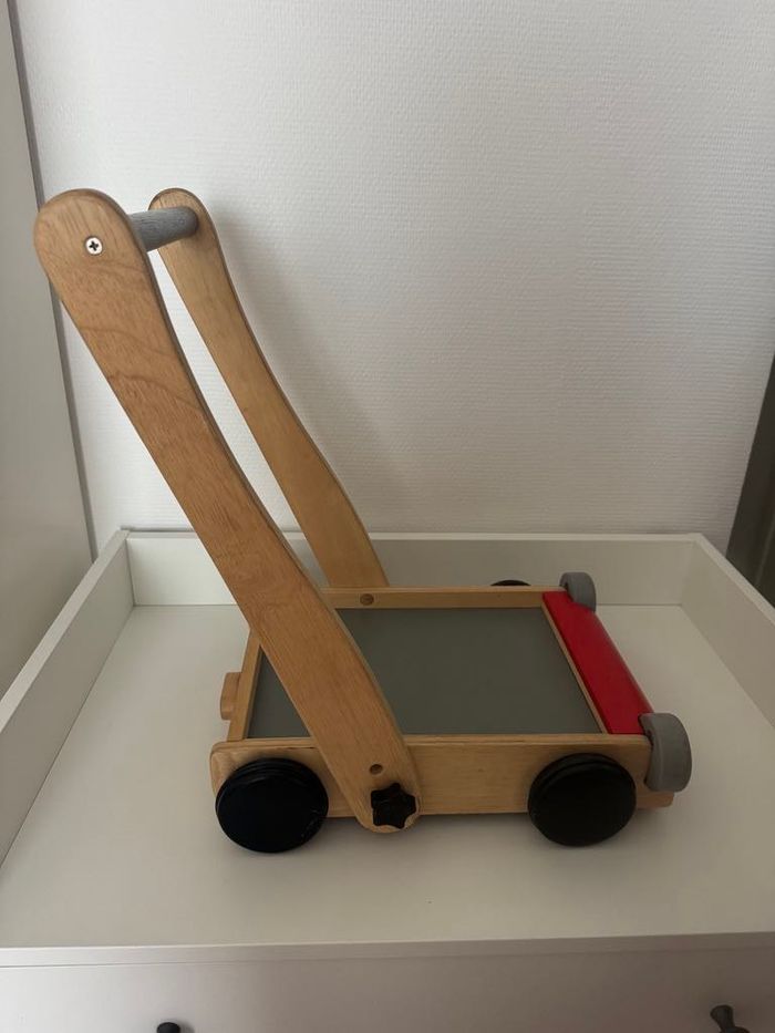 chariot de marche en bois plan toys - photo numéro 2