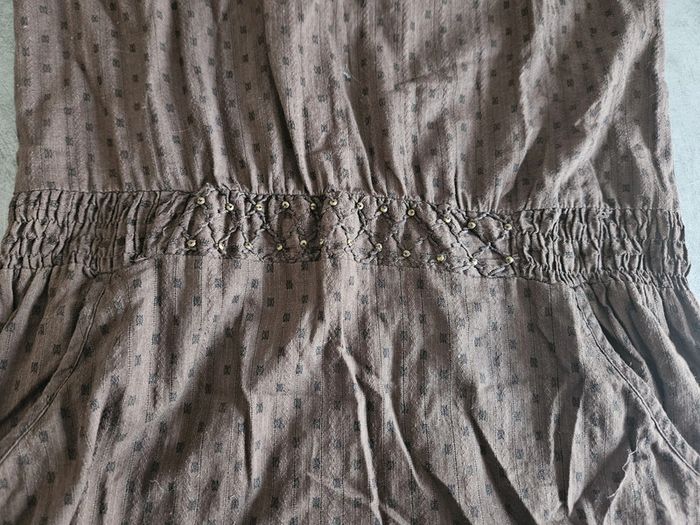 Robe d'été sans manches femme - Taille S / 36 - Jennyfer - Marron - photo numéro 7