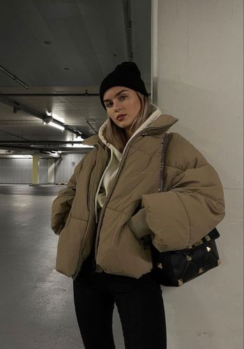Veste doudoune oversize Zara