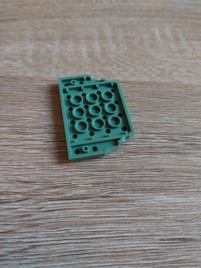 Lego plat 4x6 corner 32059 Sand green - photo numéro 4