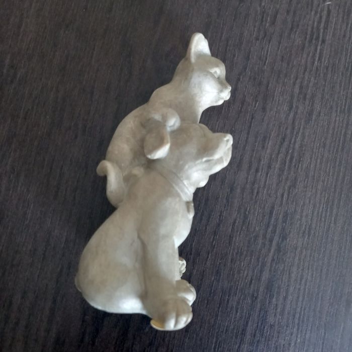 Petite statuette chien/chat - photo numéro 2