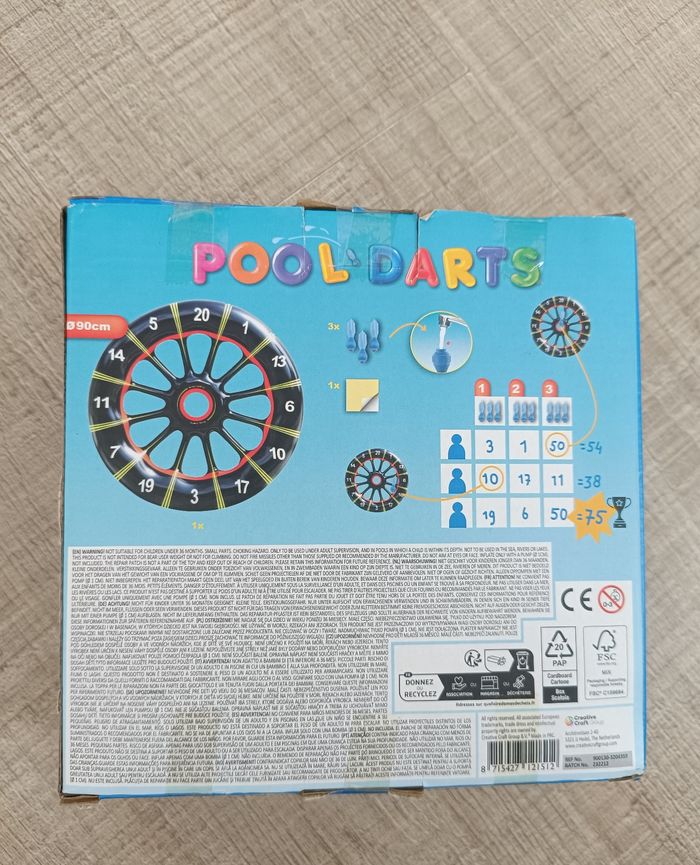 Jeu fléchettes piscine poll darts - photo numéro 2