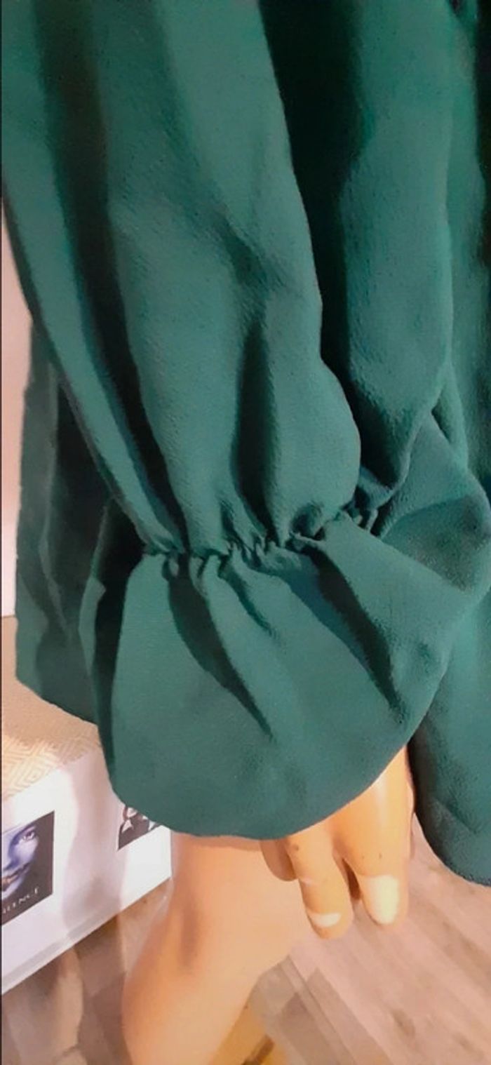 Blouse vert émeraude XL - photo numéro 3