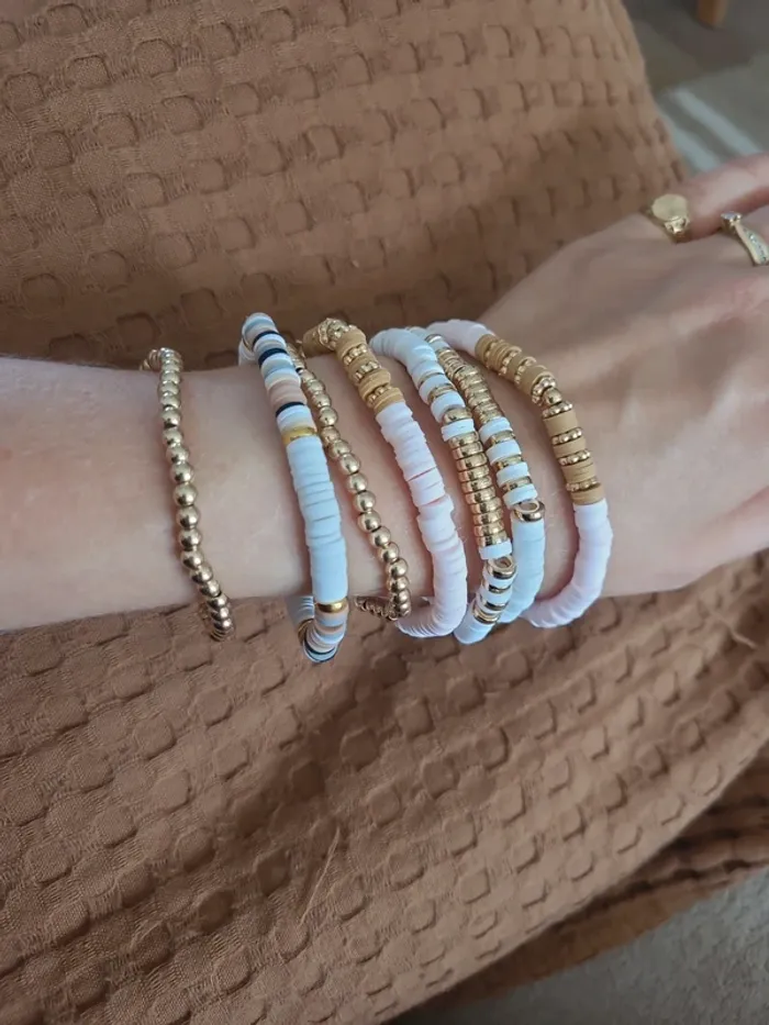 Semainier 7 bracelets perles polymere - photo numéro 2