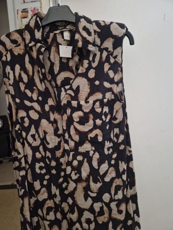 Haut chemise  sans manches s épaulettes