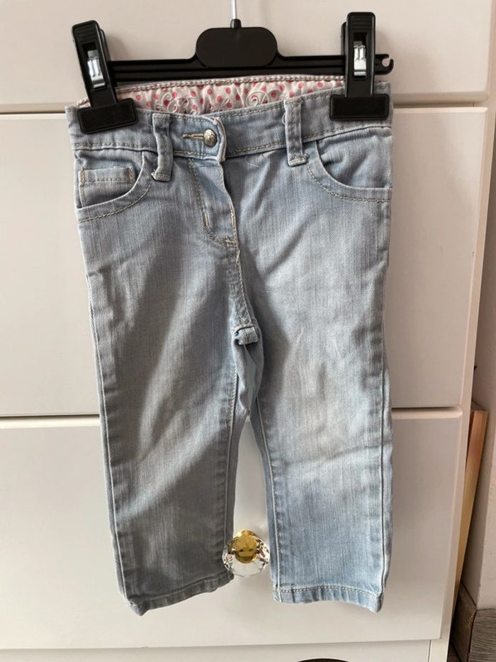 Pantalon jeans bébé fille 12 mois