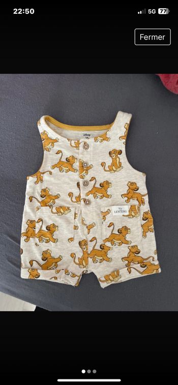 Combi short 1 mois