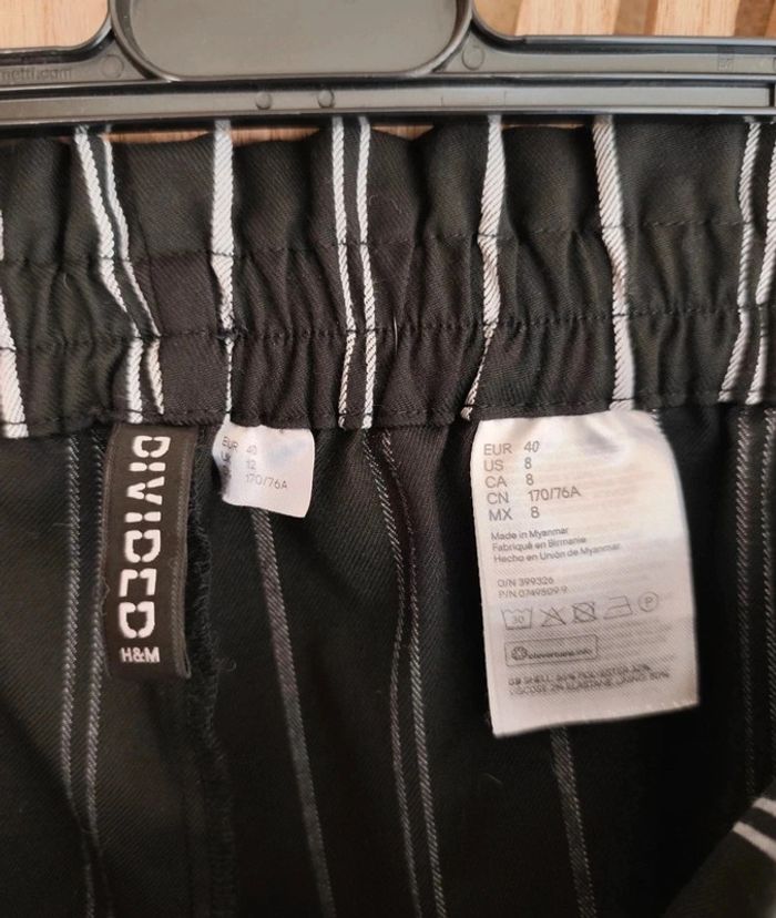 Short à rayures , nouette T 40 Divided H &M - photo numéro 6