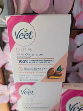 Lot neuf épilation veet. 3 kit de cire