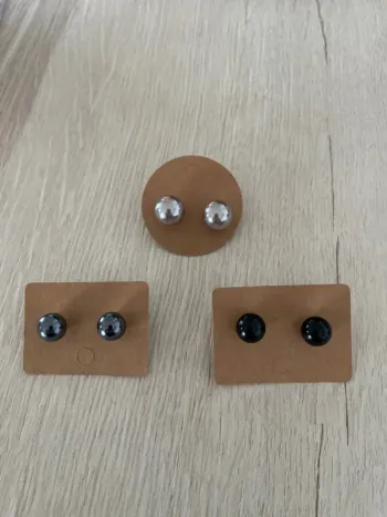 Lot de paires de boucles d’oreilles neuves