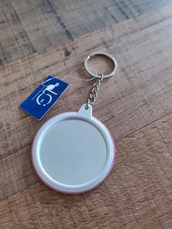 Miroir de poche porte clé Neuf