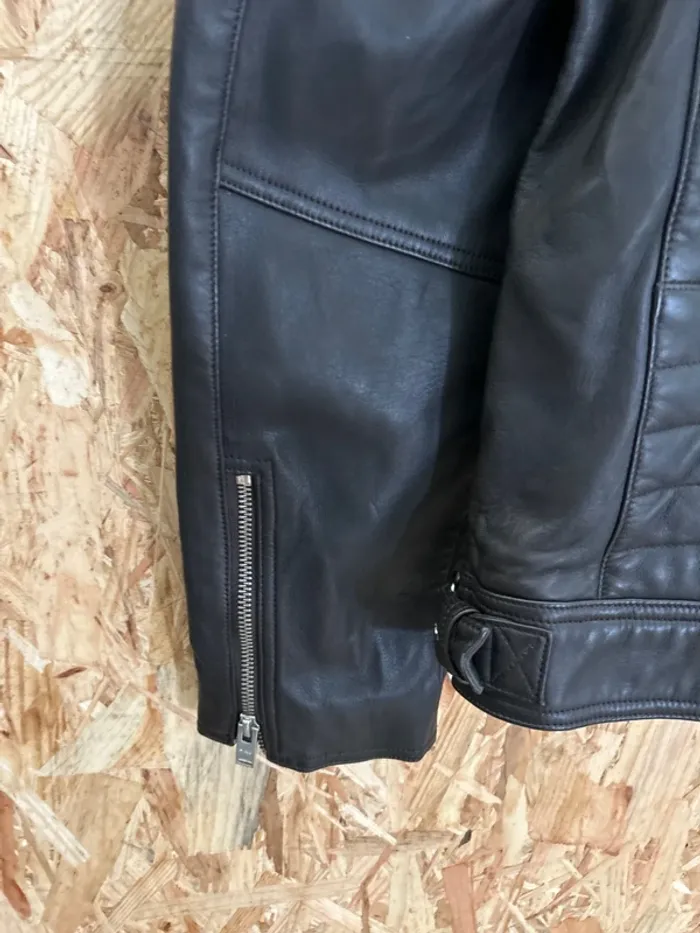 Veste en cuir mango MNG - photo numéro 11