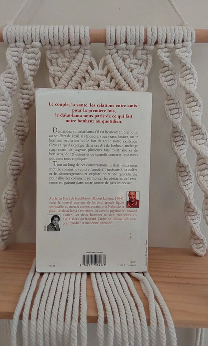 Livre broché L art du bonheur Sa sainteté Le Dalaï-lama et Homard Cutler - photo numéro 2