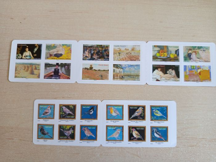 Carnets de beaux timbres