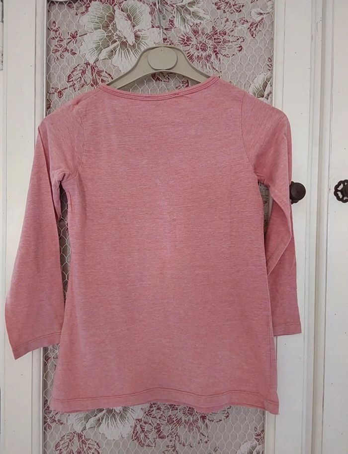 Pull fin en coton 10 ans Vinyl Fraise - photo numéro 2