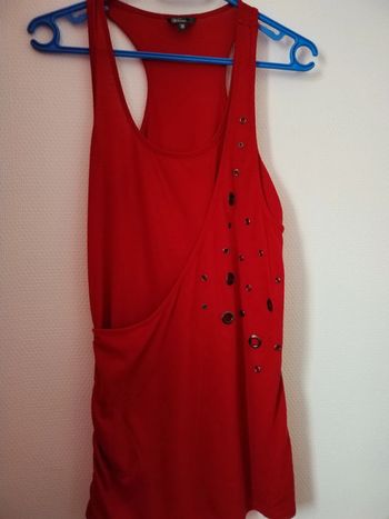 Tunique rouge taille M