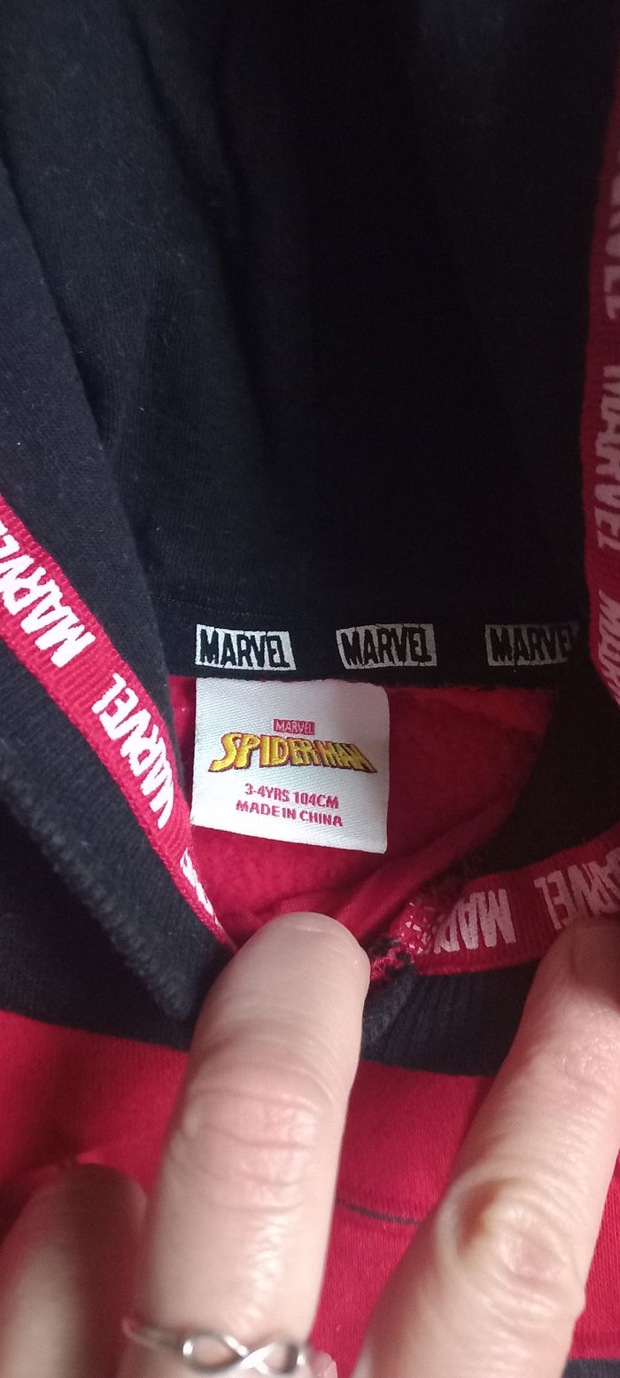 Sweat Spiderman 4 ans - photo numéro 3