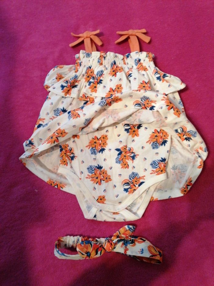 Robe body intégré sergent major 9 mois - photo numéro 2