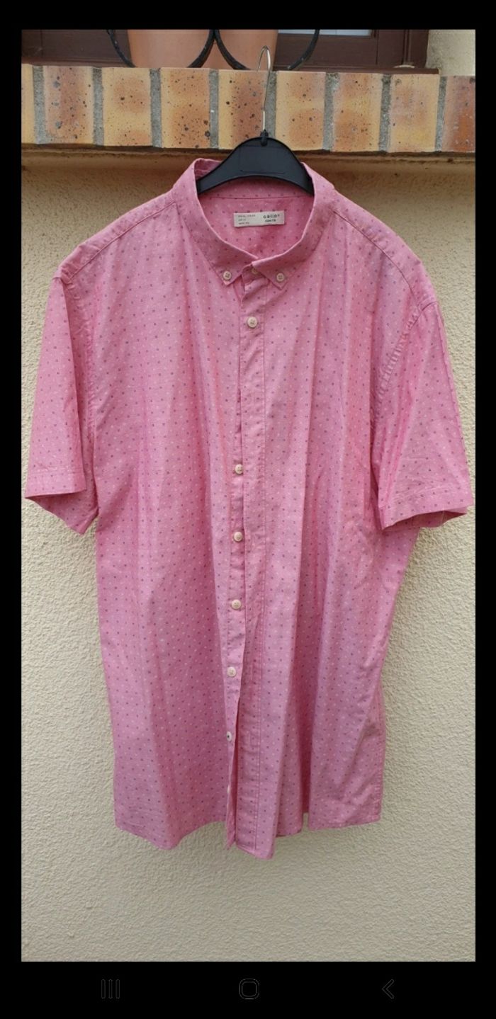Chemise rose Celio