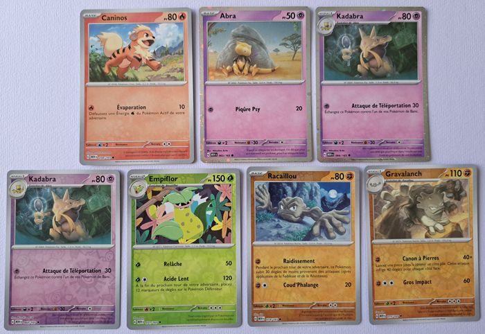 🃏 Lot de 22 cartes Pokémon brillantes holo reverse EV 151 de 2024 - photo numéro 4